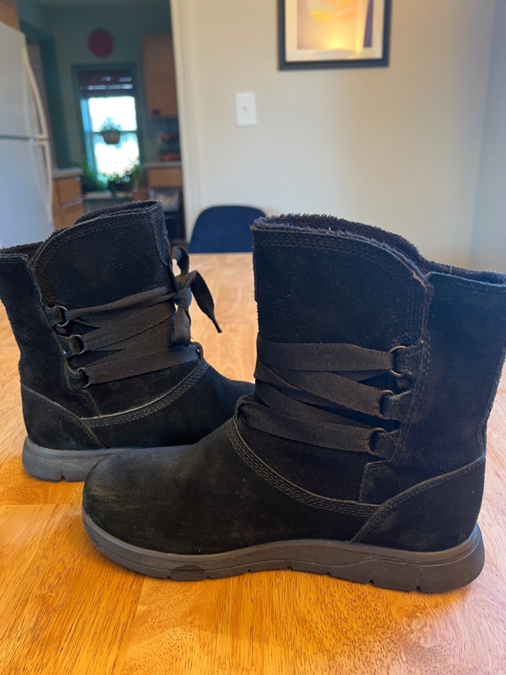 Timberland Black Leighland Pull-On Waterproof Boots US size 8 EU 39 - Picture 8 of 16